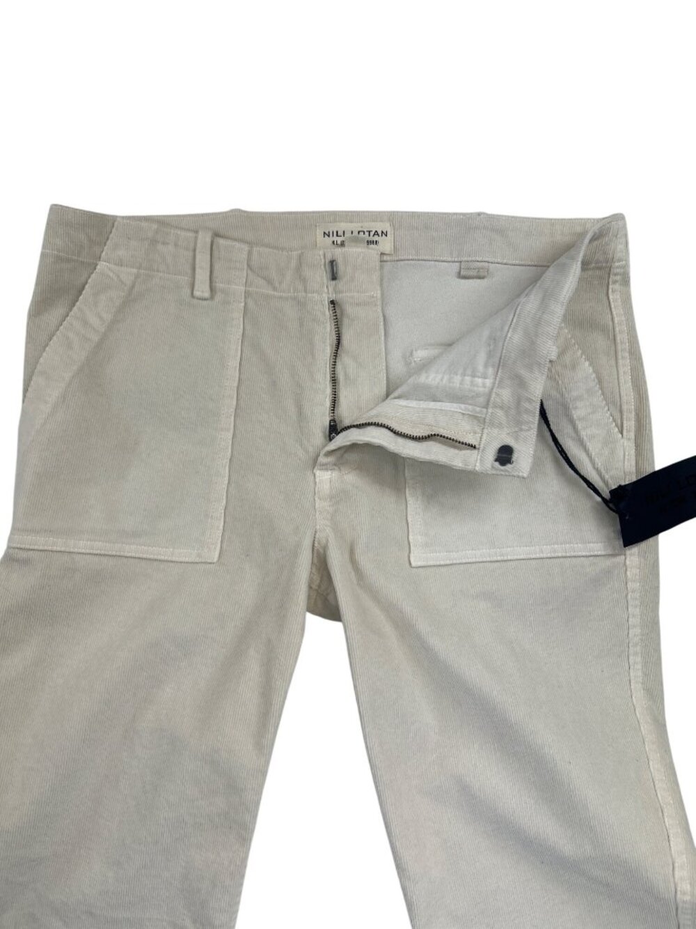 NWT Nili Lotan Corduroy Ankle Pants Women's 8 Patch Pockets Quiet Luxury - Picture 9 of 16
